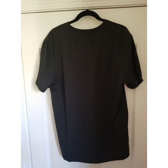 Nike dri-Fit T shirt logo graphic sz: large color: black/White/Silver - Picture 9 of 12